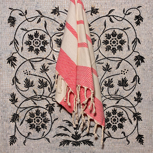 Serviette Fouta | Corail Mini